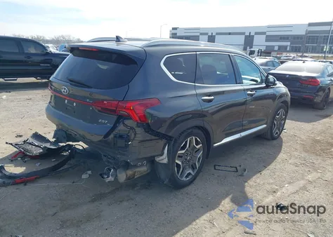 2021 Hyundai Santa Fe Limited from USA, damaged, VIN 5NMS44AL4MH344823